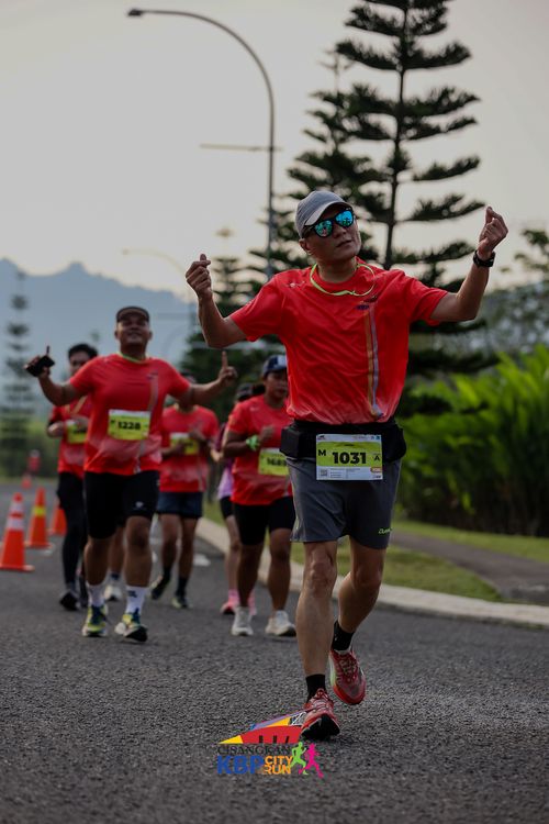 Race photo from CISANGKAN KBP CITY RUN 2025