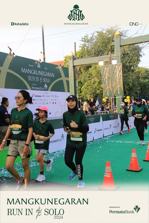 Race photo from Mangkunegaran Run 2024