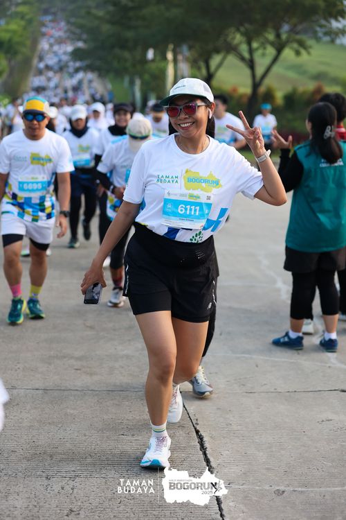 Race photo from Taman Budaya x BOGORUN 2025
