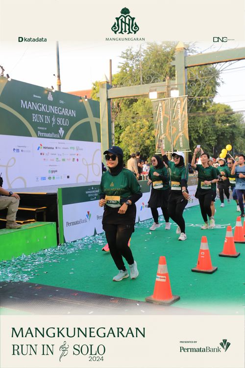 Race photo from Mangkunegaran Run 2024