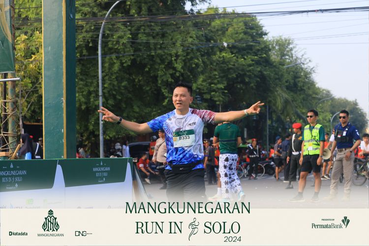Race photo from Mangkunegaran Run 2024