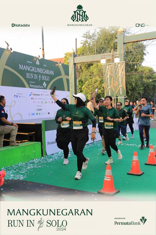 Race photo from Mangkunegaran Run 2024