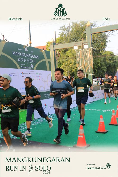 Race photo from Mangkunegaran Run 2024