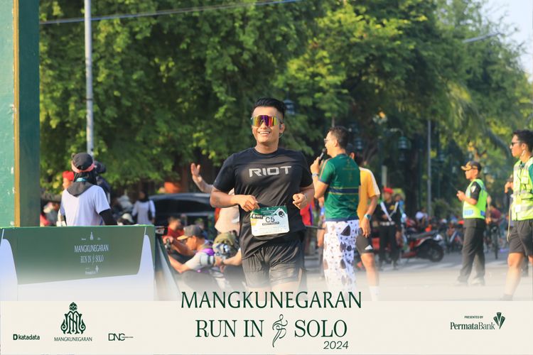 Race photo from Mangkunegaran Run 2024