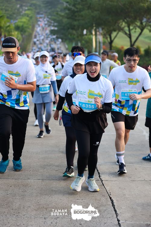 Race photo from Taman Budaya x BOGORUN 2025