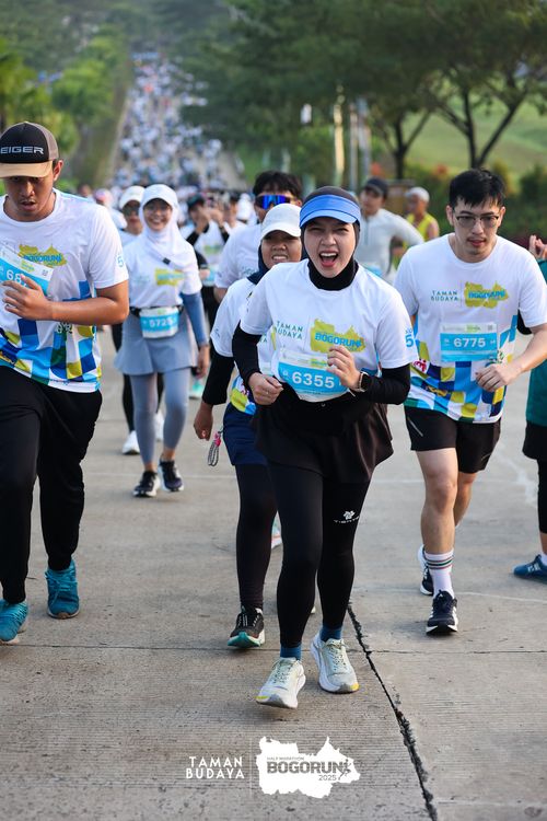 Race photo from Taman Budaya x BOGORUN 2025