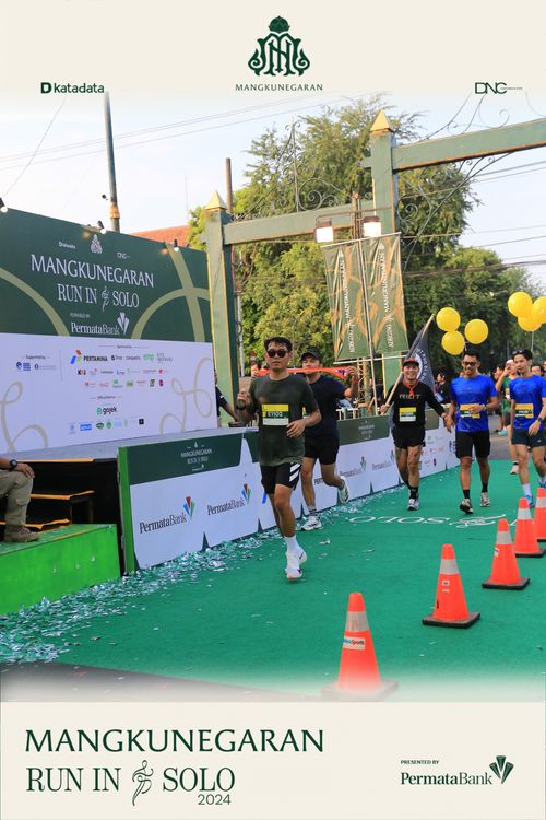 Race photo from Mangkunegaran Run 2024