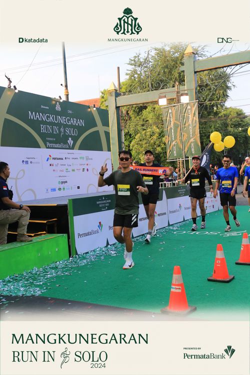 Race photo from Mangkunegaran Run 2024