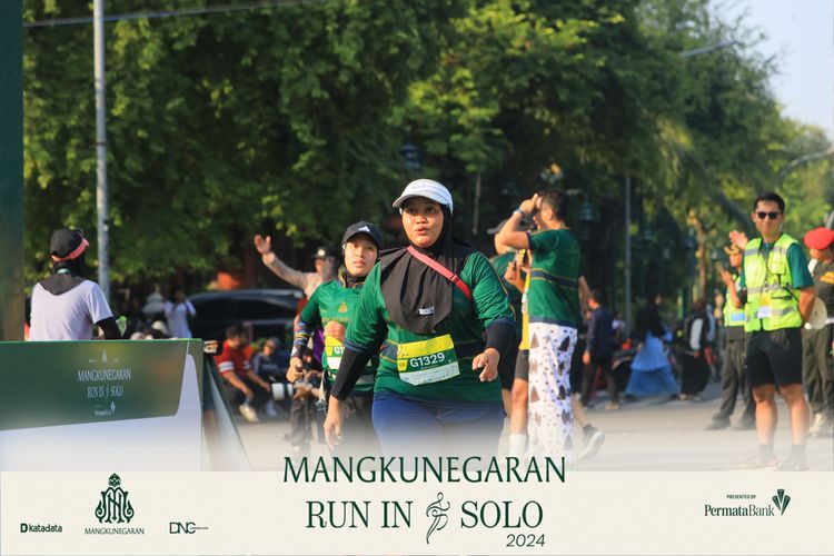 Race photo from Mangkunegaran Run 2024