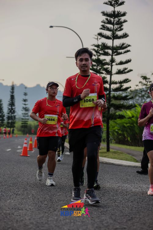 Race photo from CISANGKAN KBP CITY RUN 2025