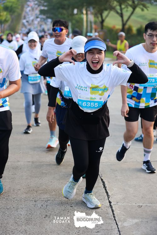 Race photo from Taman Budaya x BOGORUN 2025