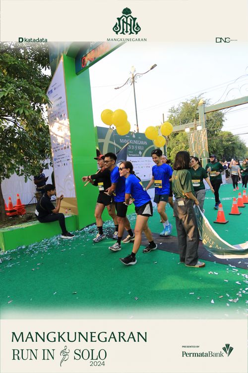 Race photo from Mangkunegaran Run 2024