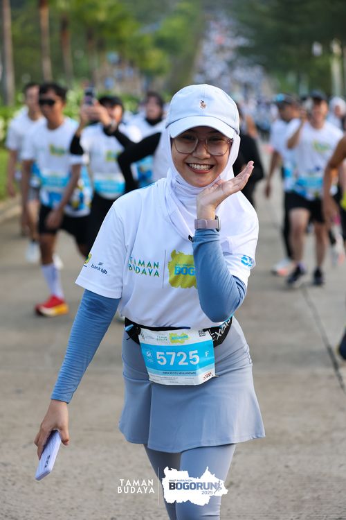 Race photo from Taman Budaya x BOGORUN 2025