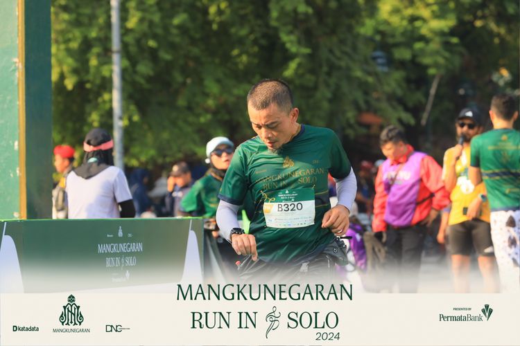 Race photo from Mangkunegaran Run 2024