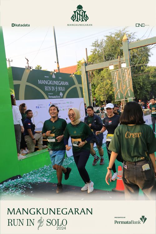 Race photo from Mangkunegaran Run 2024