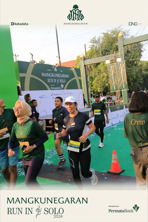Race photo from Mangkunegaran Run 2024