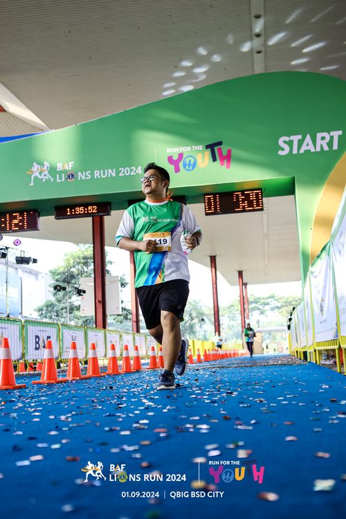 Race photo from BAF LIONS RUN 2024