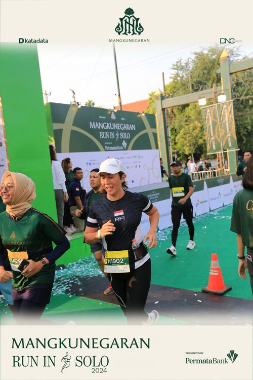 Race photo from Mangkunegaran Run 2024
