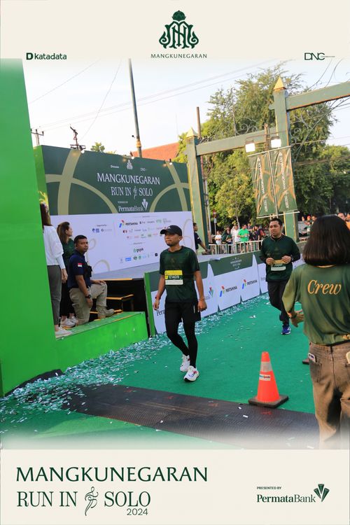 Race photo from Mangkunegaran Run 2024