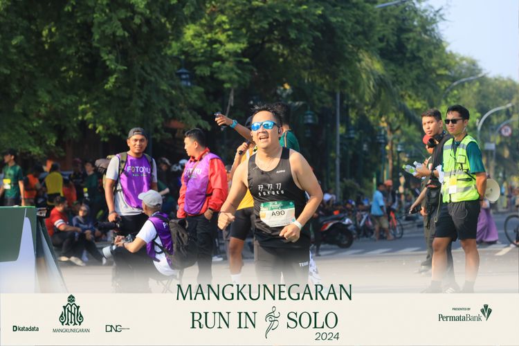 Race photo from Mangkunegaran Run 2024