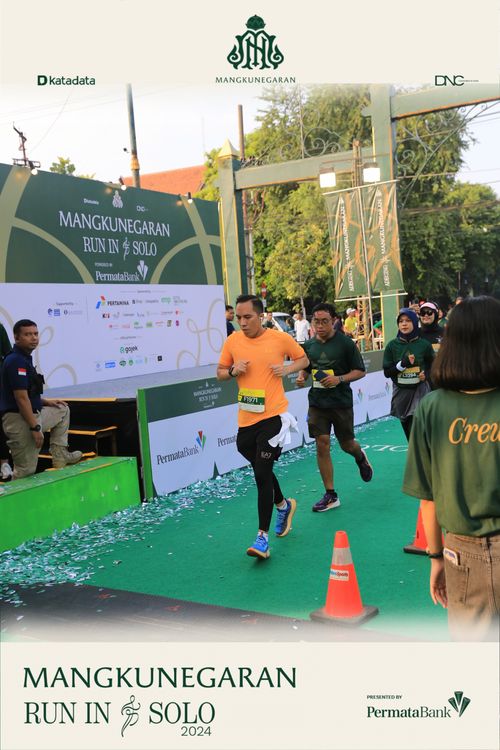 Race photo from Mangkunegaran Run 2024