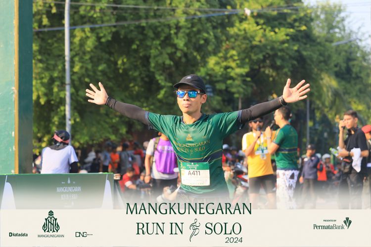 Race photo from Mangkunegaran Run 2024