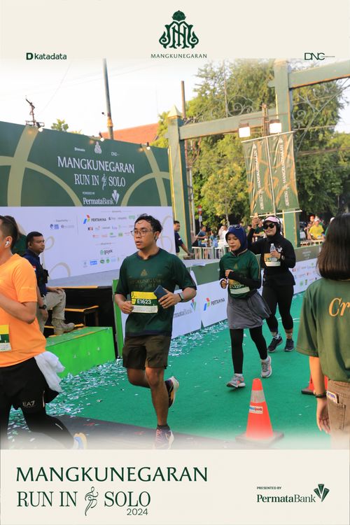 Race photo from Mangkunegaran Run 2024