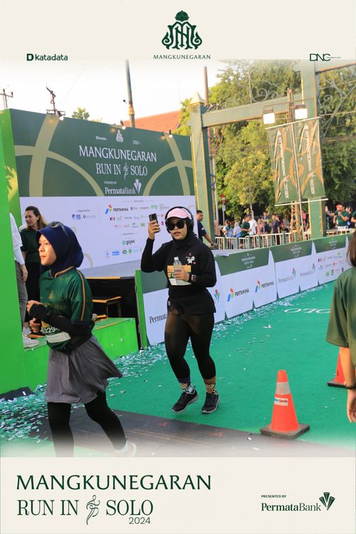 Race photo from Mangkunegaran Run 2024