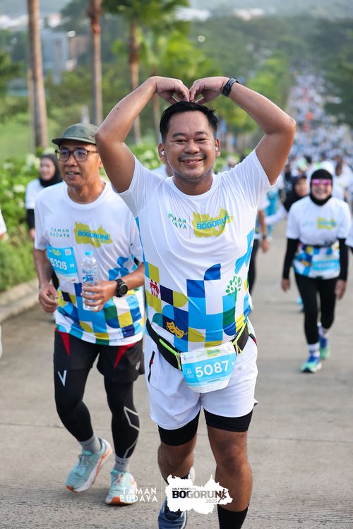 Race photo from Taman Budaya x BOGORUN 2025