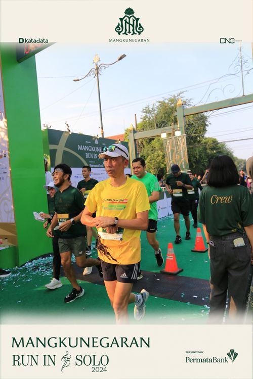 Race photo from Mangkunegaran Run 2024