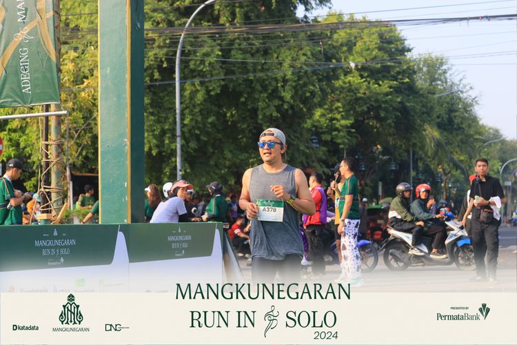Race photo from Mangkunegaran Run 2024