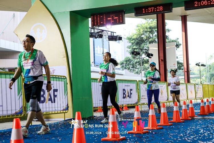 Race photo from BAF LIONS RUN 2024