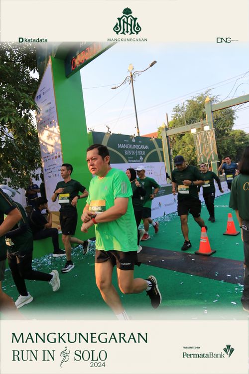 Race photo from Mangkunegaran Run 2024