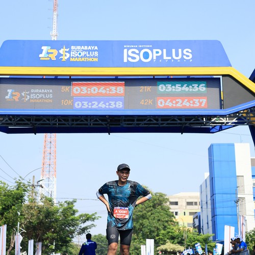 Race photo from SURABAYA ISOPLUS MARATHON 2026