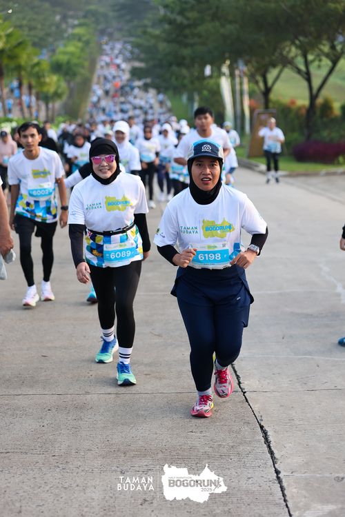 Race photo from Taman Budaya x BOGORUN 2025