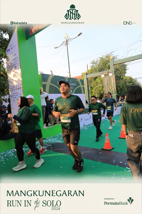 Race photo from Mangkunegaran Run 2024