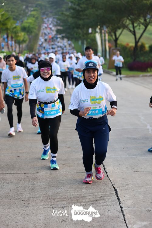Race photo from Taman Budaya x BOGORUN 2025