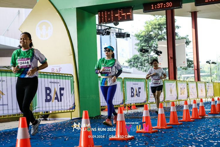 Race photo from BAF LIONS RUN 2024