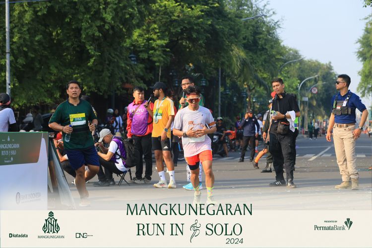 Race photo from Mangkunegaran Run 2024