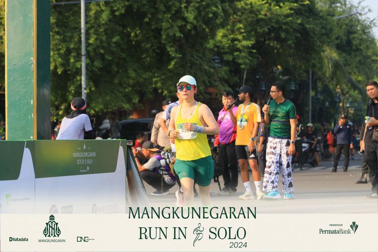 Race photo from Mangkunegaran Run 2024