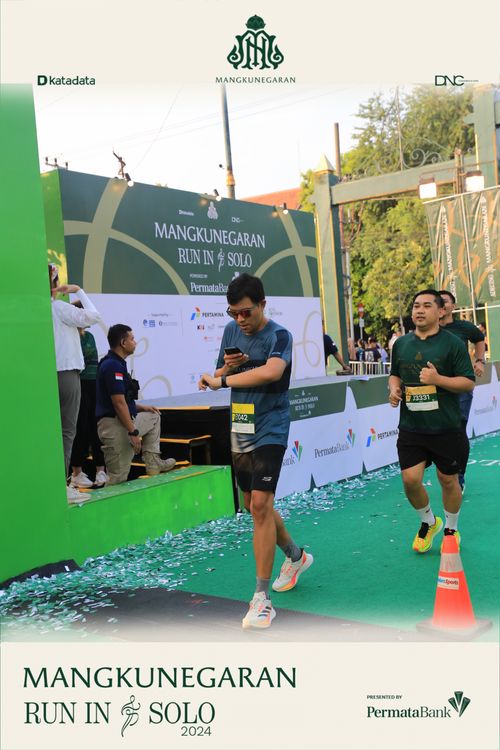 Race photo from Mangkunegaran Run 2024