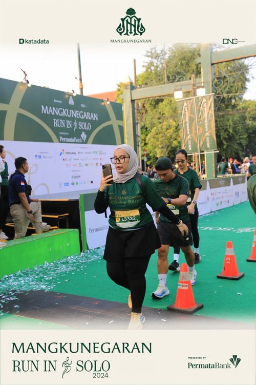 Race photo from Mangkunegaran Run 2024