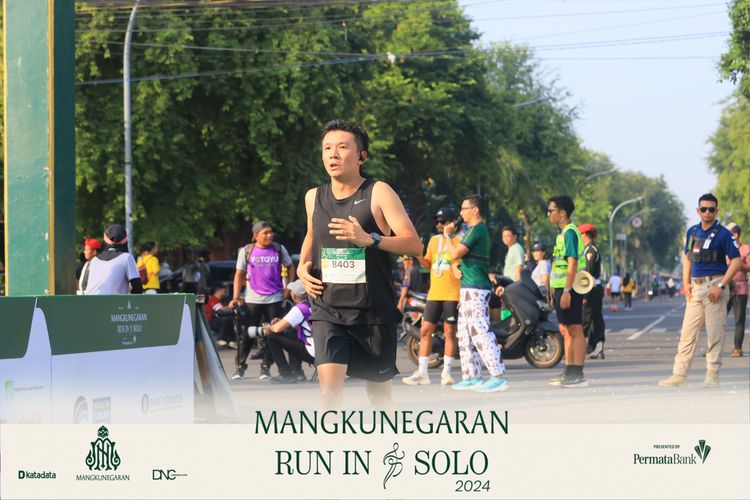 Race photo from Mangkunegaran Run 2024
