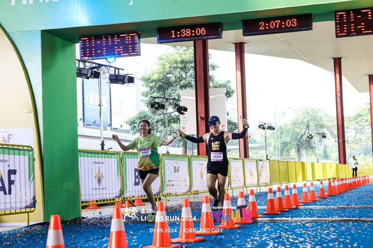 Race photo from BAF LIONS RUN 2024