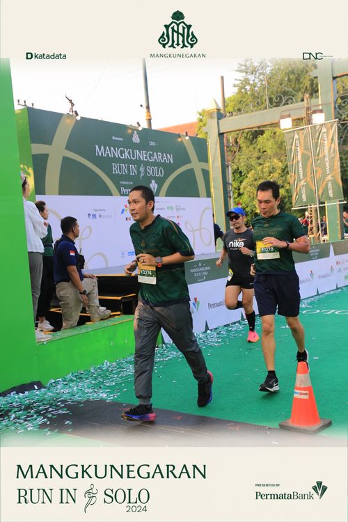 Race photo from Mangkunegaran Run 2024