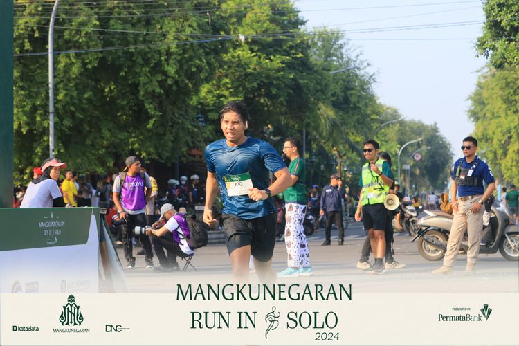 Race photo from Mangkunegaran Run 2024