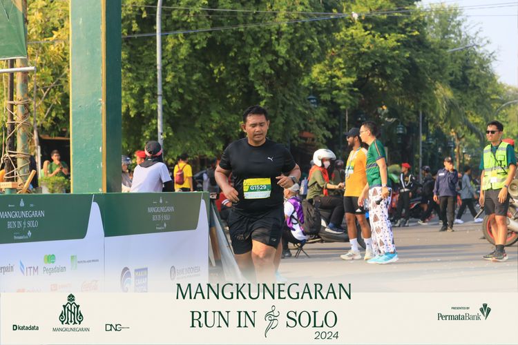 Race photo from Mangkunegaran Run 2024