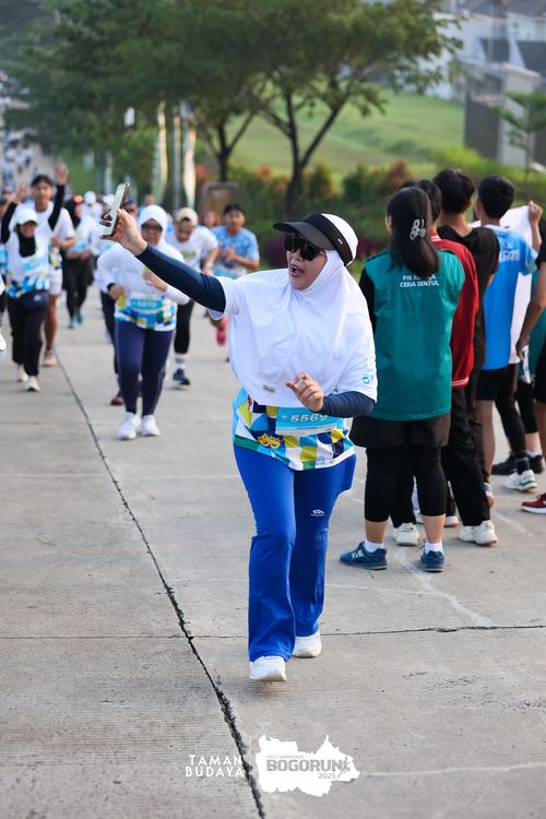 Race photo from Taman Budaya x BOGORUN 2025