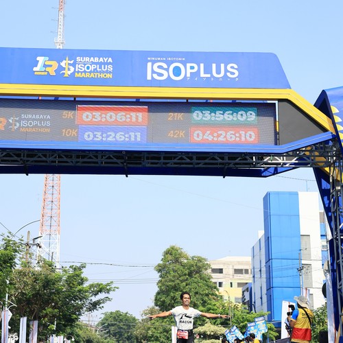 Race photo from SURABAYA ISOPLUS MARATHON 2026