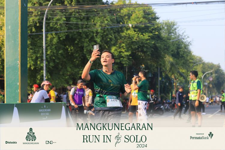 Race photo from Mangkunegaran Run 2024